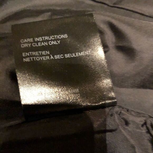 Hilary Radley Pea Coat Black and Gray Herringbone Small - Picture 6 of 9